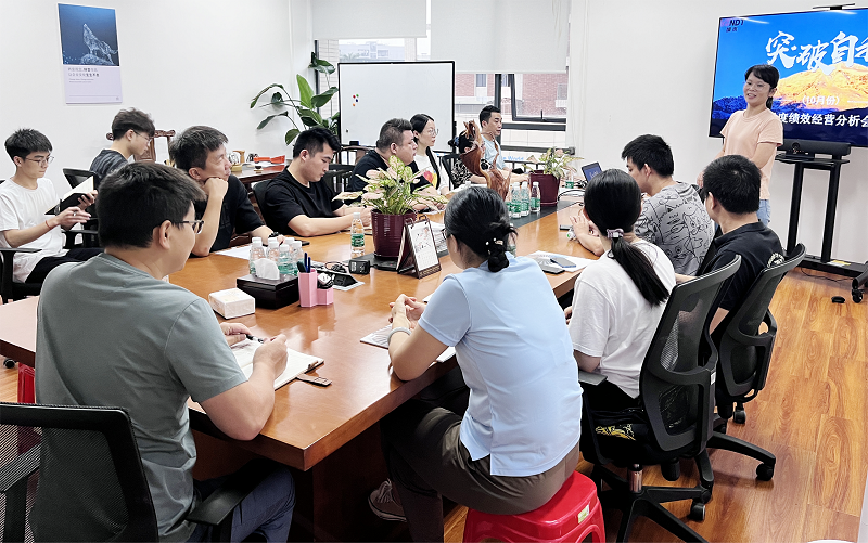 洞察過去，啟迪未來：微視光電舉行10月月度績效分析會